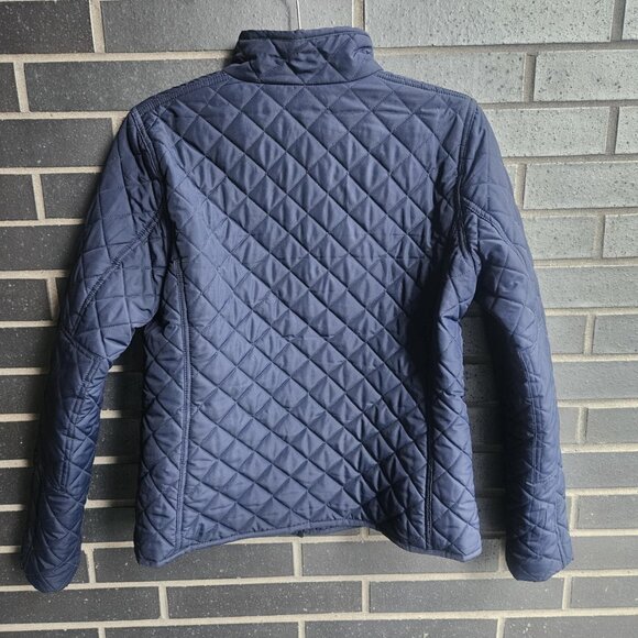 Women's Quilted Blue Jacket - Picture 6 of 14